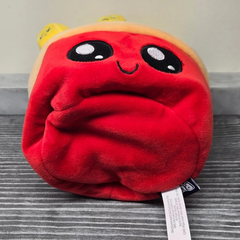 PLOOFS, Series 1, 2 in 1 Snack Pals French Fries Plush Toy,‎ Removable Fry, Cute